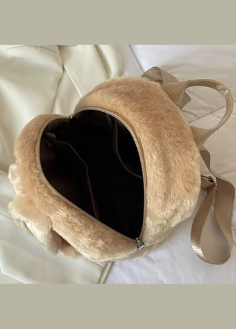 Рюкзак детский плюшевый Кролик. Коричневый No Brand (337170844)