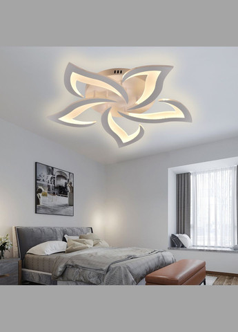 Люстра світлодіодна акрилова IS X6069-5 WT для вітальні Valeso (296986298)