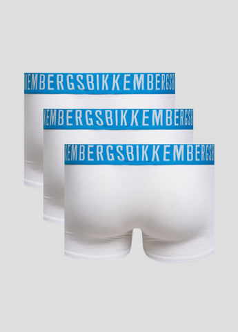 Комплект белых хлопковых трусов (3 шт) Dirk Bikkembergs (297675667)