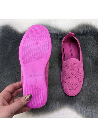 Фуксия мокасины женские текстильные Gipanis