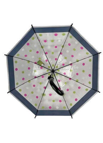 Дитяча прозора парасолька-тростина напівавтомат Rain (289977305)