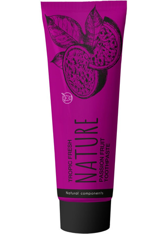Зубна паста з маракуєю Nature Wild Passion Fruit Toothpaste 100ml (1450492-32678344) BIOTON COSMETICS (368609487)