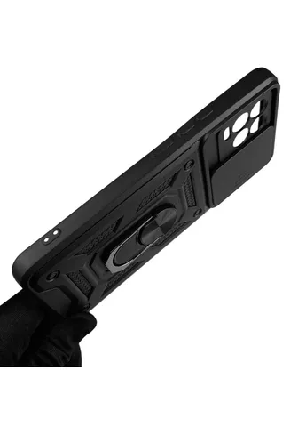 Чехол для 8 Pro бронированный с кольцом-держаталем со шторкой на реалми 8 про rg1 Realme (366021882)
