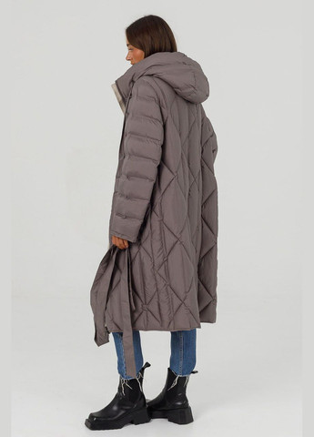 Графитовая зимняя пальто Lora