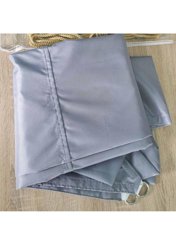 Тент навес затеняющий квадратный 3х3м Оксфорд (Серый) No Brand (332636026)