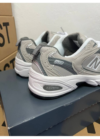 Серые демисезонные кроссовки мужские new balance 530 grey white нью беланс 530 No Brand
