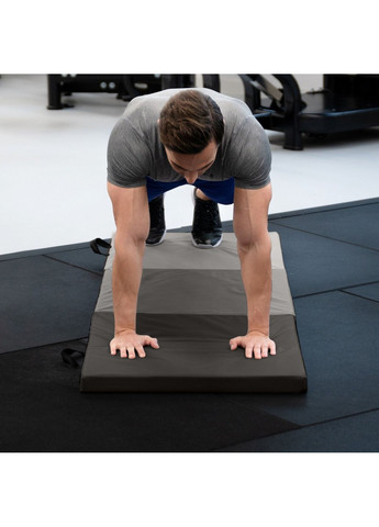 Мат гимнастический жесткий 5см серый Gymtek (369616565)