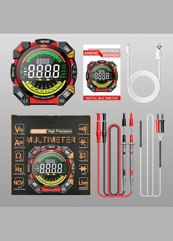 Портативний цифровий інтелектуальний мультиметр смарт тестер 626 Aneng (339671907)