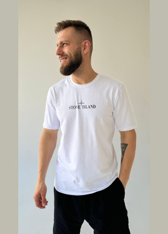 Футболка Stone Island цвет хаки No Brand (356455578)