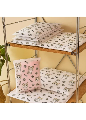 Пакети для зберігання 20х30 см поліетилен 20 шт Котики LoveYouHome (389585109)