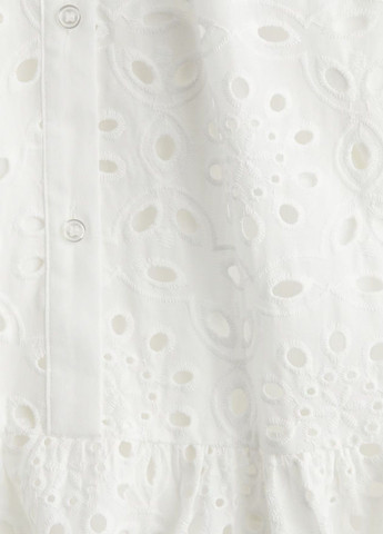 Білий кежуал сукня H&M однотонна