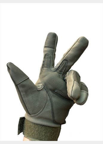 Перчатки тактические полнопалые (пара), размер, цвет олива Tac (317045208)