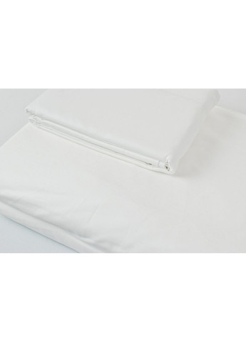 Простынь на резинке Shine сатин white белая 180х200 см SoundSleep (362575425)