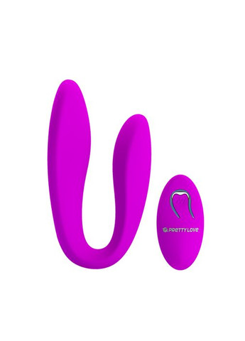 Вибратор для пар Letitia с пультом управления, фуксия. Pretty Love (361670315)