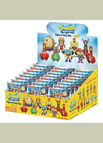 Фигурка-сюрприз на клипсе Губка Боб в ассортименте (63345) Monogram (342715986)