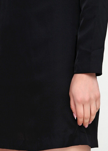 Черное деловое платье H&M однотонное