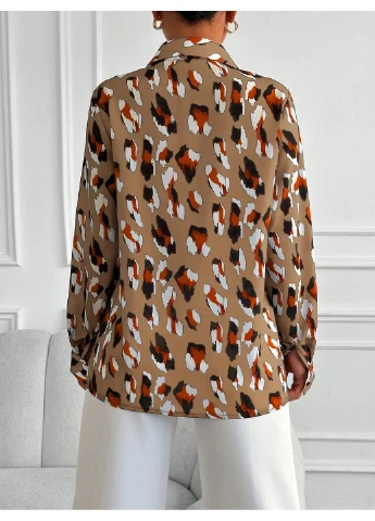Комбинированная блуза SHEIN
