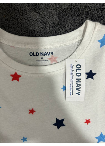 Біла футболка для дівчинки 104 см No Brand