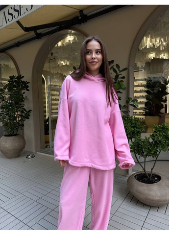 Жіночий оверсайз костюм фліс-полар No Brand Б1432-281/3 (369402645)