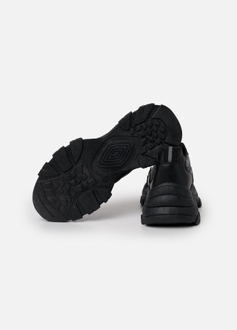 Чорні осінні жіночі кросівки колір чорний цб-00244992 No Brand