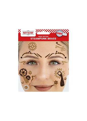 Наліпки для обличчя 2 листа комбінований Lidl (322523070)