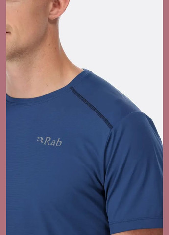 Синяя футболка force tee Rab