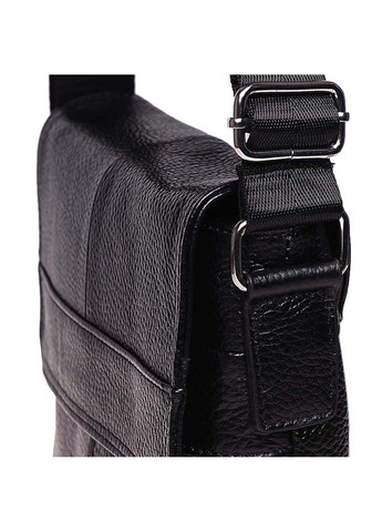 Сумка Borsa Leather k13822-black (282718812)