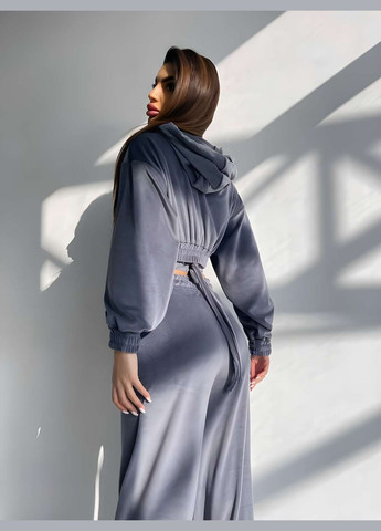 Мягкий велюровый костюм тройка с корсетом, женский спортивный костюм на... No Brand (331283795)