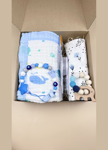 Подарунковий набір “Привіт Світ” з пледом №1 новонародженому на виписку Mommy Bag (280941740)