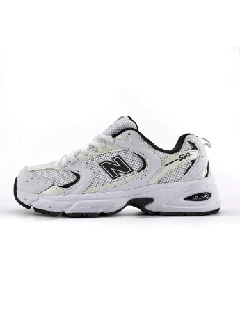 Черные демисезонные кроссовки мужские new balance 530 white black logo v2 нью беланс 530 No Brand