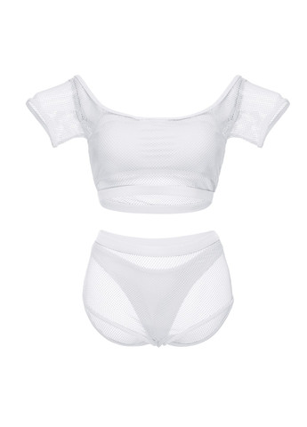 Белый летний купальник "паралада" No Brand