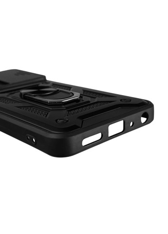 Чохол для 40 SE (T610K2) броньований з кільцем-тримачем підставкою зі шторкою на 40 се чорний rg1 TCL (366230690)