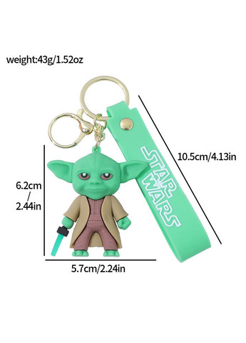 Брелок Йода Зоряні війни Star Wars Yoda на рюкзак, ключі 6.2 см Shantou (352495762)