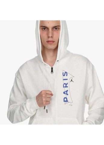 Чоловіча Толстовка M J PSG FLC FZ Білий Jordan (367599268)