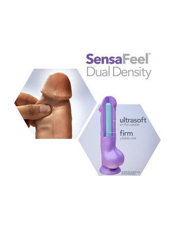 Реалістичний гігант фалоімітатор з мошонкою Au Naturel на присосці, бежевий Blush (331169163)