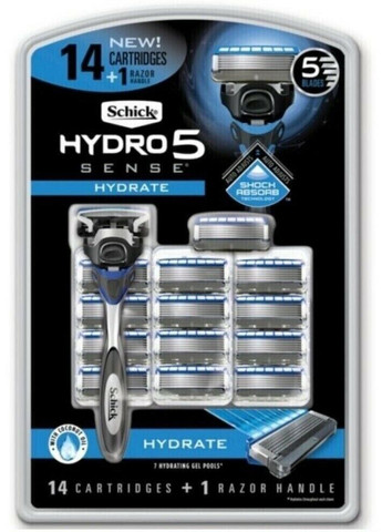 Бритва мужская Hydro 5 (станок + 14 запасных картриджей) Schick (280265705)