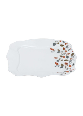 Столовый сервиз фарфоровых квадратных тарелок на 6 персон 24 предмета HP23405 TS Kitchen (369654264)