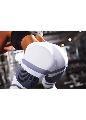 Белые женские стильные лосины/леггинсы для занятий спортом/фитнесом «fitness lovers» line ( ) China