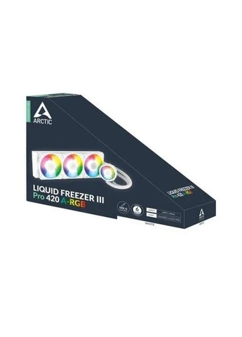 Система жидкостного охлаждения Liquid Freezer III Pro 420 A-RGB, вентиляторы 3x140 мм, 400-2500 об/мин, совместимость с Arctic (395351615)