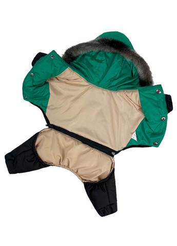 Комбинезон зимний для собак, зеленый, размер 5 Dogs Bomba (335841336)