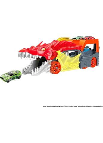 Автовоз Хот Вілс Транспортер Дракон City Dragon Launch Transporter GTK42 Hot Wheels (372012112)
