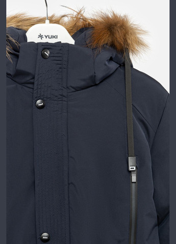 Темно-синя зимня куртка для хлопчика колір темно-синій цб-00221542 YUESHUN