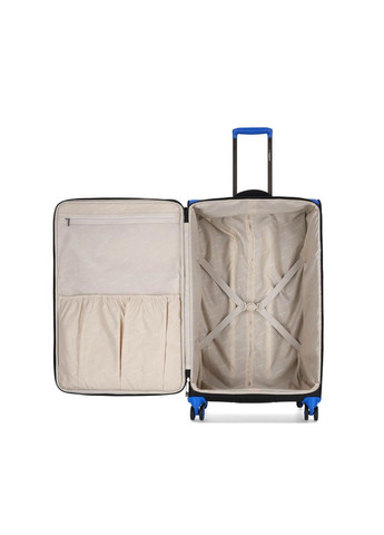 Дорожный чемодан маленький 31л на 4х колесиках с внешним карманом /черный Stella (00442020) Bagland (322421528)