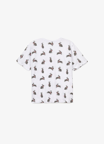 Футболка с узором женская 24403-5 Белый shop (2000990984258) Poncik - (361498879)