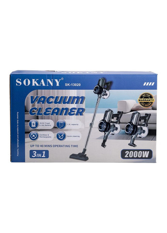 Пилосос вертикальний 3 в 1 2000 Вт SK-13020 Sokany (351431633)