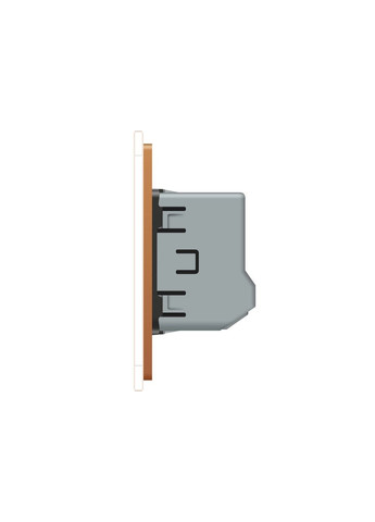 Розумний сенсорний вимикач для ролет золотий (VL-FC2NWZ2-2GAP) Livolo (371260585)