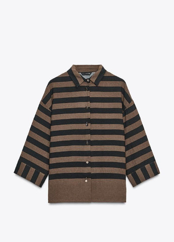 Цветная рубашка в полоску Zara