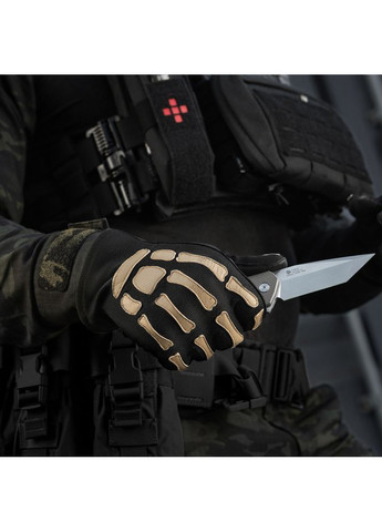 Рукавички Skeleton Nomex Чорний/Койот (00000005414) M-TAC (356486523)