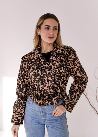 Комбінована демісезонна жіноча косуха стильна модна весна осінь стиль українське виробницвто No Brand