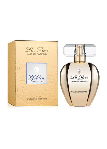 Парфюмированная вода Golden Woman Made with Swarovski elements 75 мл (5901832061175) La Rive (372614367)